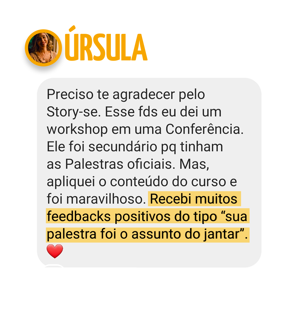 Depoimento Úrsula