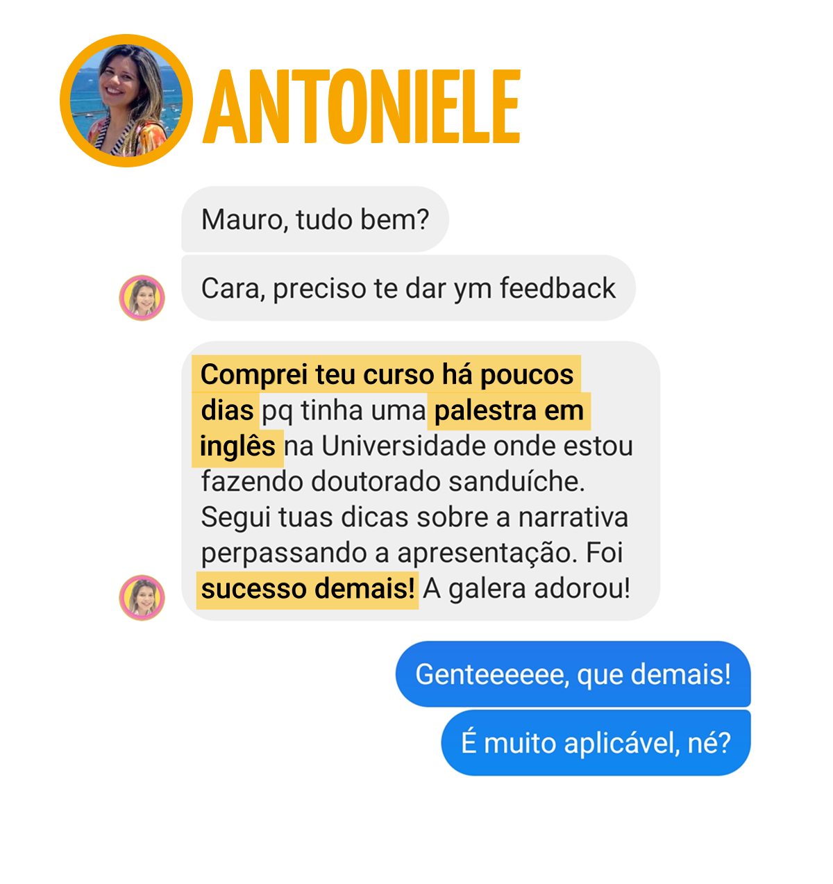 Depoimento Antoniele