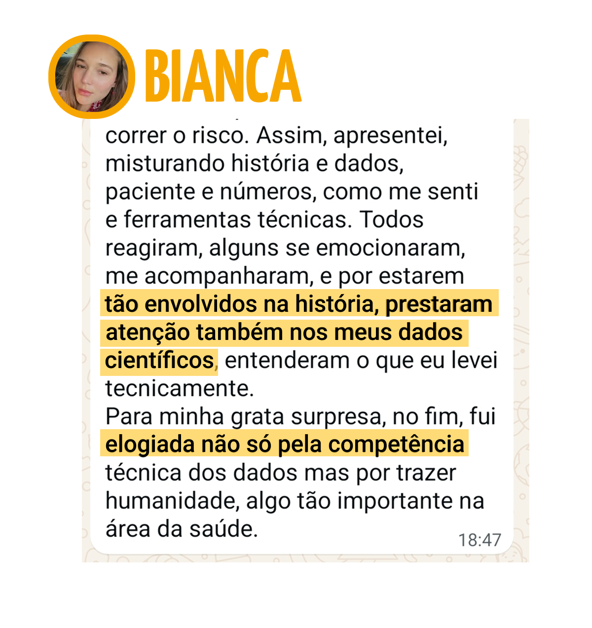 Depoimento Bianca