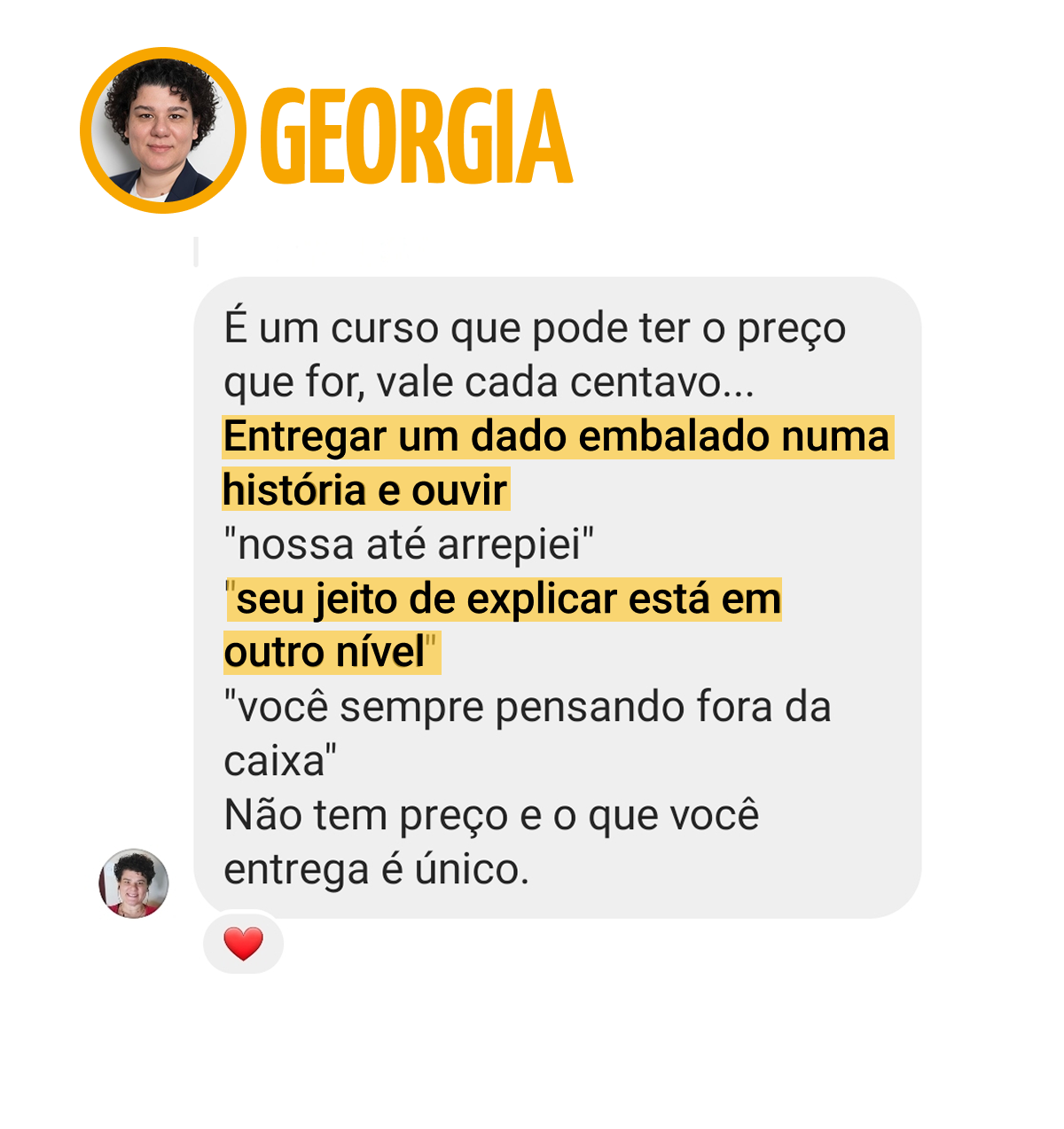 Depoimento Georgia