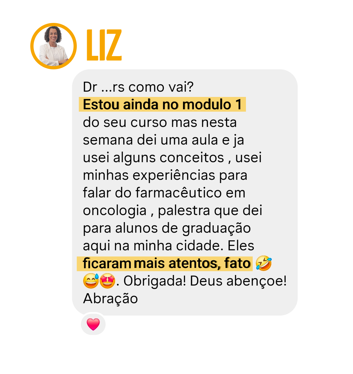 Depoimento Liz