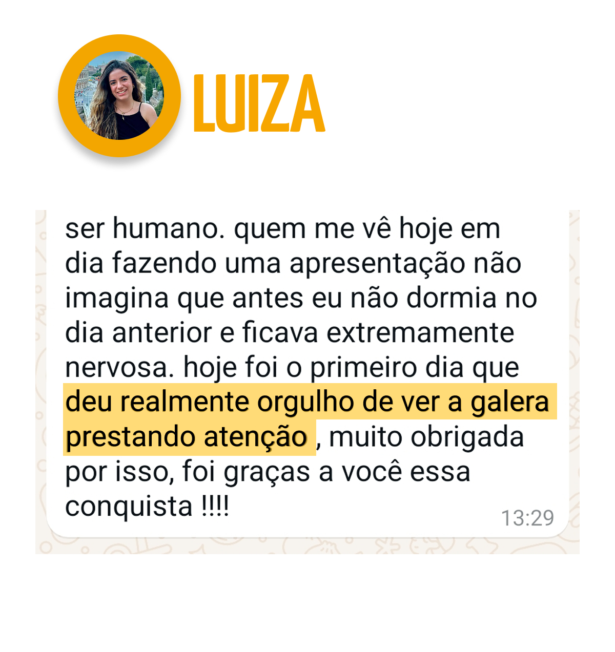 Depoimento Luiza